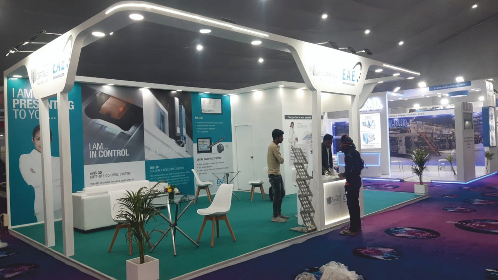 Interactive exhibition booth